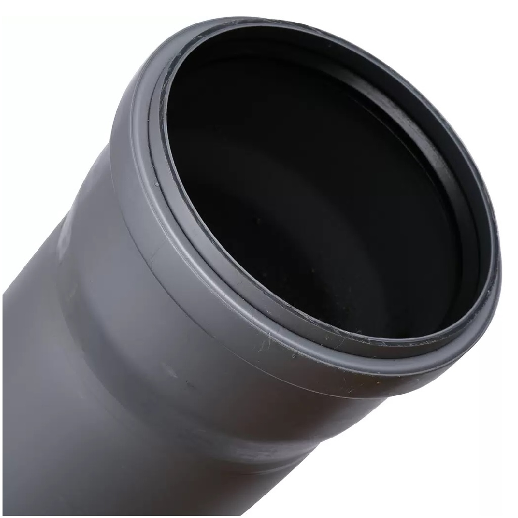 Труба канализационная Sinikon 500043, диаметр 50 мм, длина 250 мм, серая