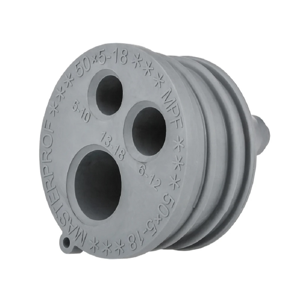 Манжета дренажная MPF, ТЭП, термоэластопласт, диаметр 50 мм, серая