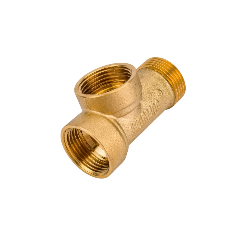 Фитинг Belamos 4-х ходовой 4WAY, 80 мм, для гидроаккумулятора, латунь