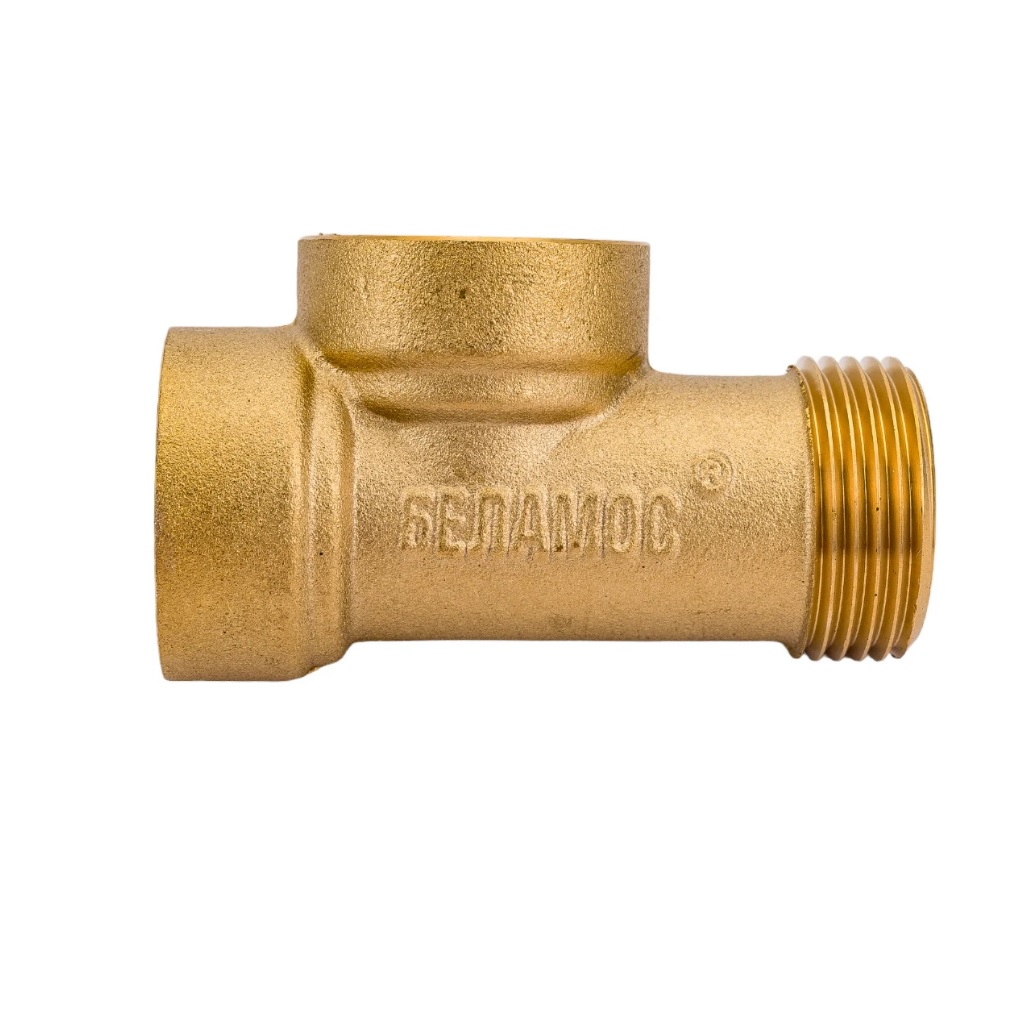 Фитинг Belamos 4-х ходовой 4WAY, 80 мм, для гидроаккумулятора, латунь