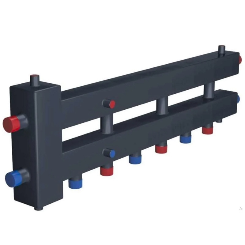 Коллектор котловой с гидрострелкой Essan ГРУ+КМГ 60-4ВН с 3-мя кронштейнами