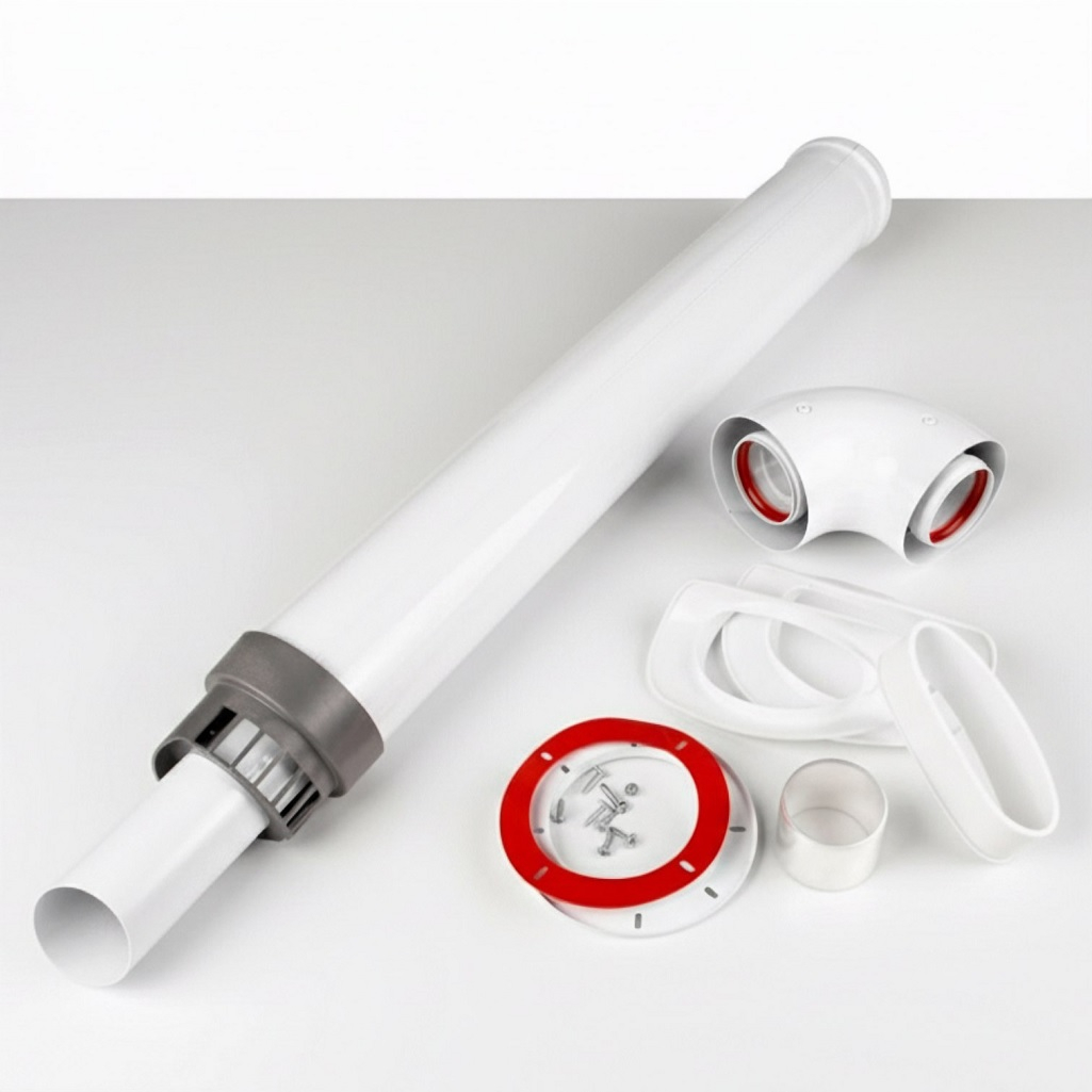 Комплект Essan KIT00A, дымоход коаксиальный, 60/100 универсальный, антилед