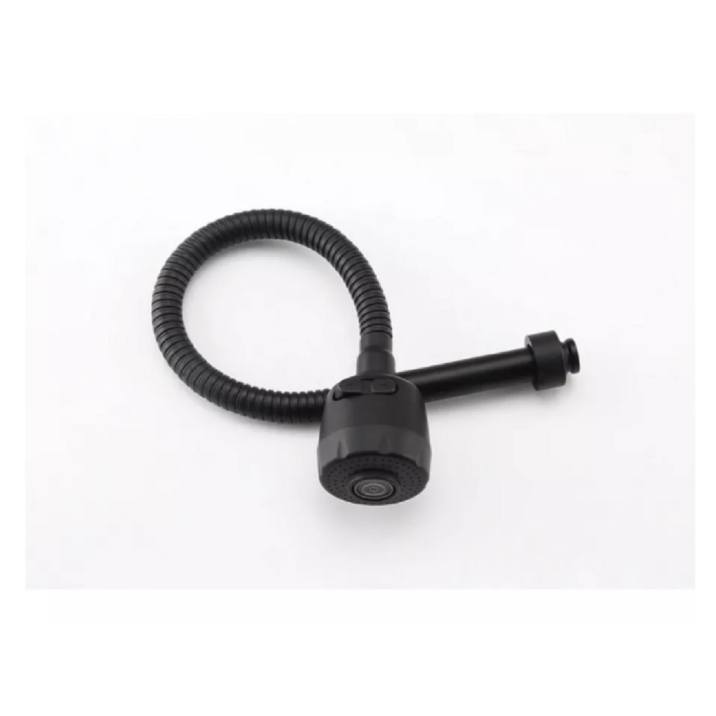 Излив для кухонного смесителя Frap F7310-6, гибкий, 41 см, черный