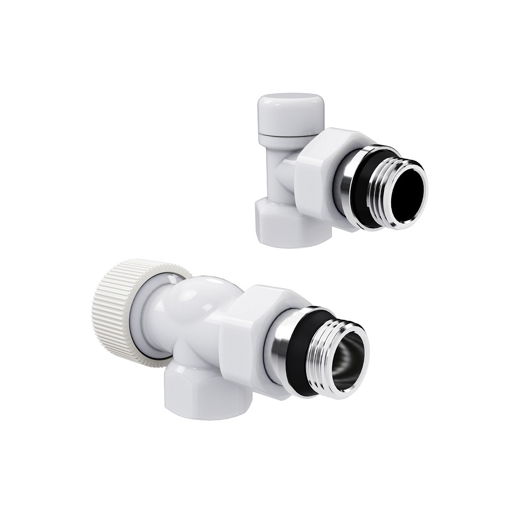 Набор термостатический осевой Royal Thermo Design RATVDO11212WH, 1/2 дюйма, М30х1.5, белый