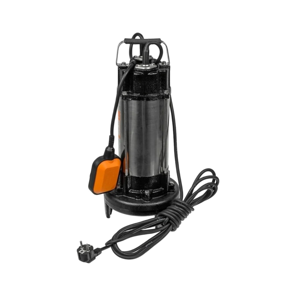 Насос фекальный Вихрь ФН-1500Л, погружной, 1500 Вт, с измельчителем