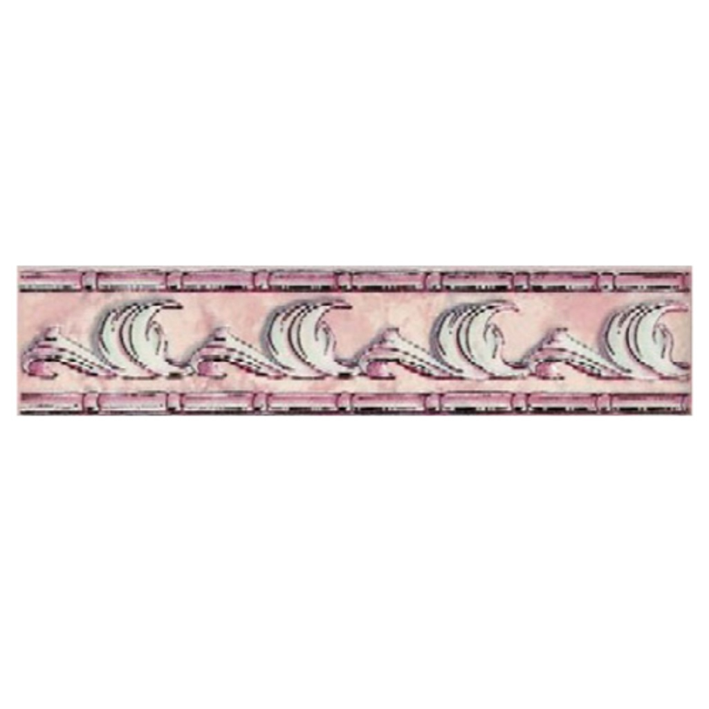 Бордюр Tubadzin L-Luar 2B 45х200 мм, рельефная поверхность, бежевый