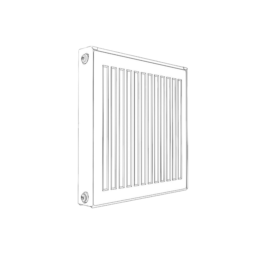 Радиатор панельный Royal Thermo Compact C22-500-400, Rall 9016, боковое подключение, сталь