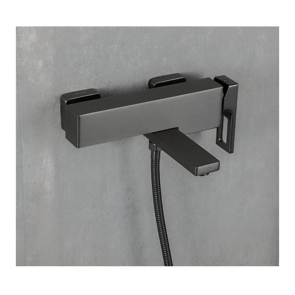 Смеситель для ванны Gappo G3217-9 оружейная сталь