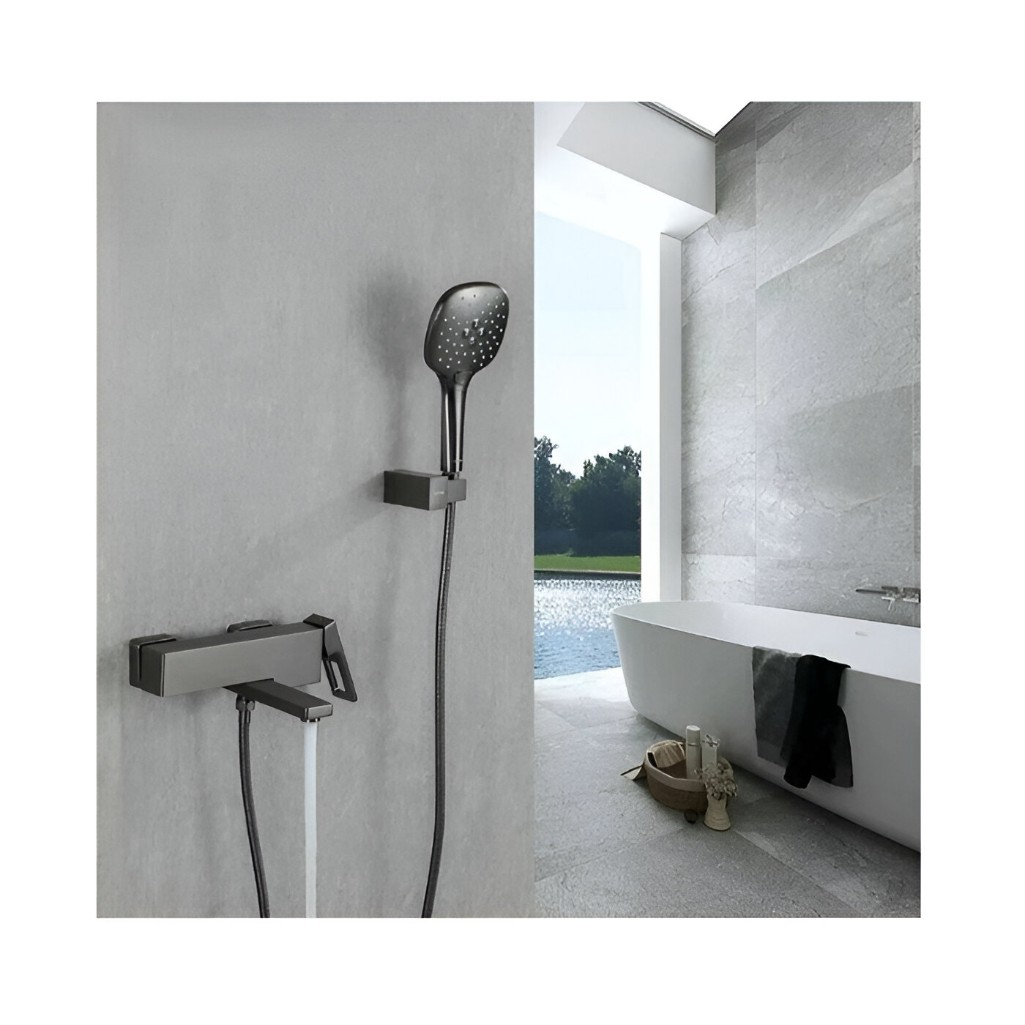 Смеситель для ванны Gappo G3217-9 оружейная сталь