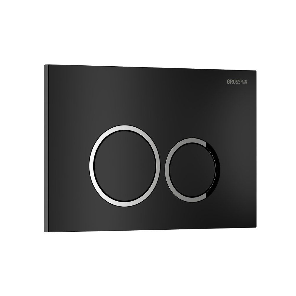 Клавиша смыва Grossman Galaxy 700.K31.01.210.210 для инсталяции, черная матовая