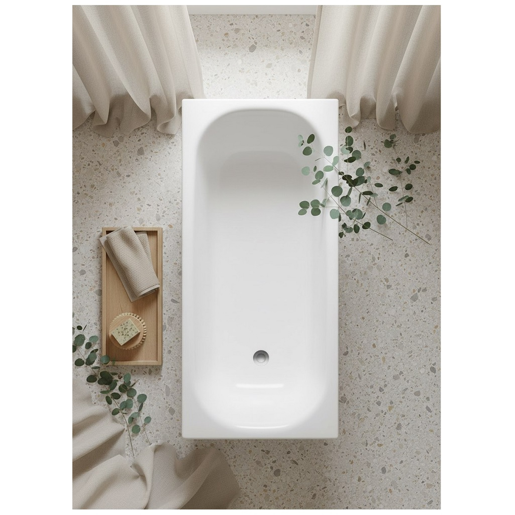 Ванна акриловая Niagara Atrio NG-A15070, 420х700х1500 мм, объем 167 л, белая