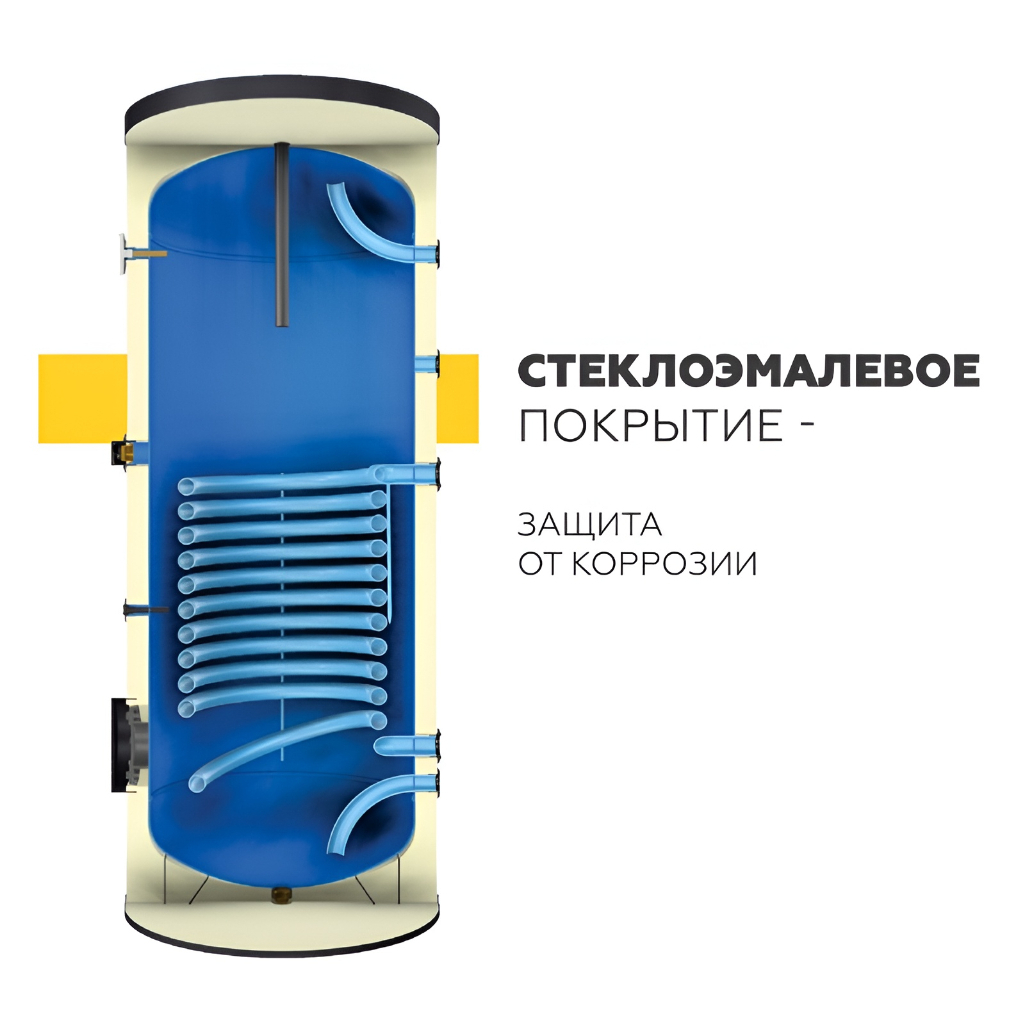 Бойлер косвенного нагрева Elsen EWH01.160, напольный, 27.6 кВт, 160 л