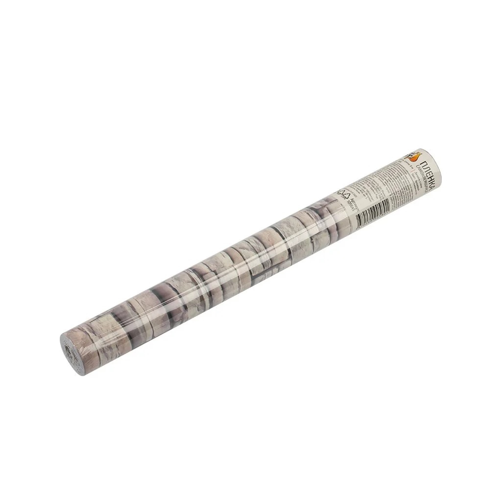 Пленка самоклеящаяся Рыжий кот, полуматовая, стена бежевый, 0.45x8 м