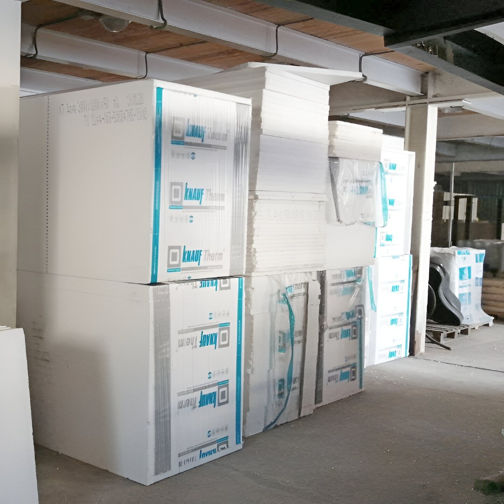 Пенополистирол ППС Knauf, для перегородок, пола, стен, 40х1000х1000 мм, 1 лист