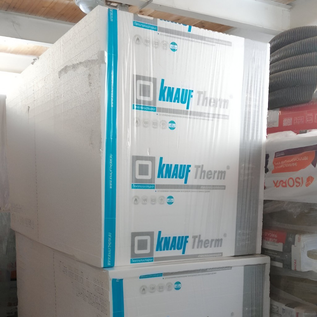 Пенополистирол ППС Knauf для перегородок, пола, стен, 40х1000х2000 мм, 1 лист
