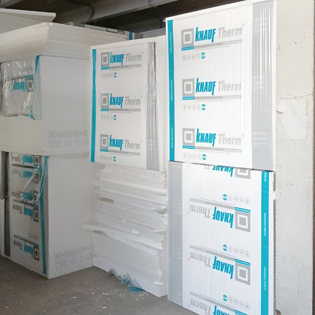 Пенополистирол ППС Knauf для перегородок, пола, стен, 40х1000х2000 мм, 1 лист