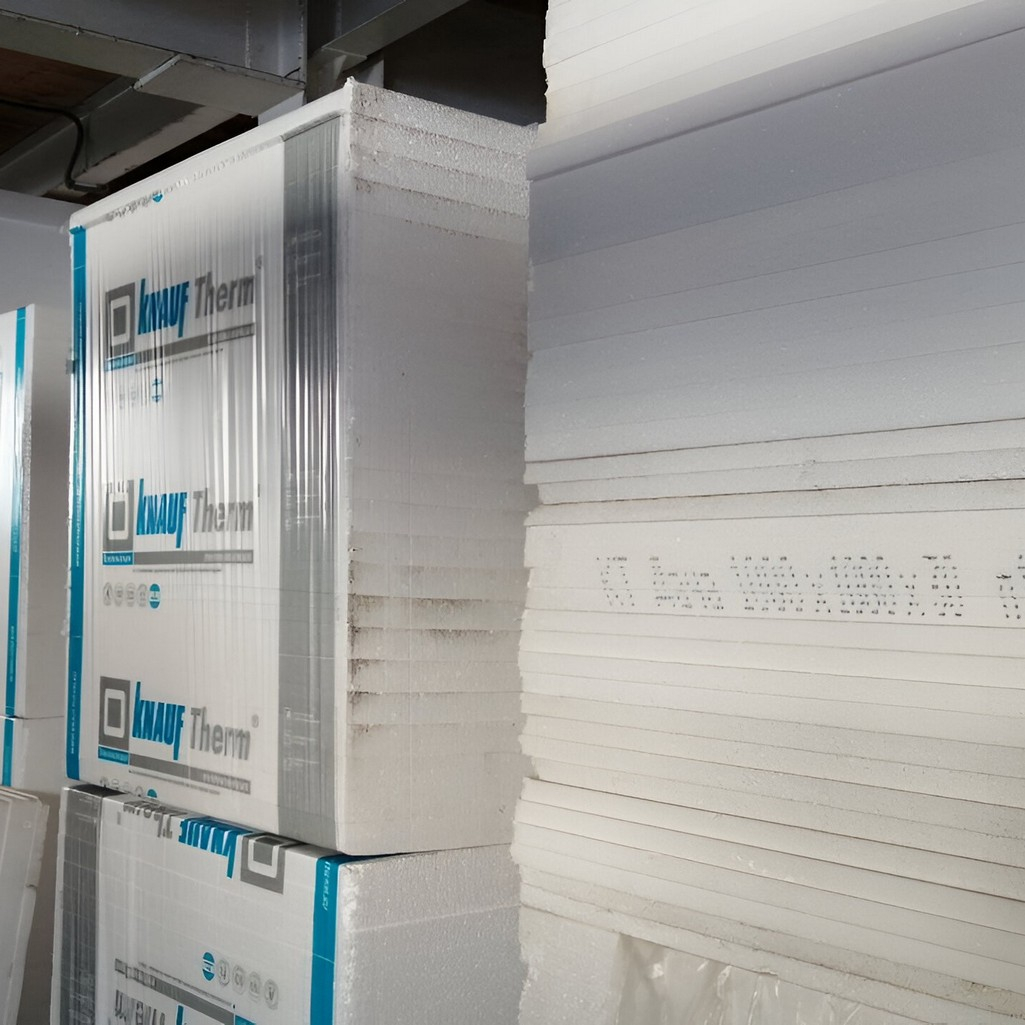 Пенополистирол ППС Knauf, для перегородок, пола, стен, 50х1000х1000 мм, 1 лист