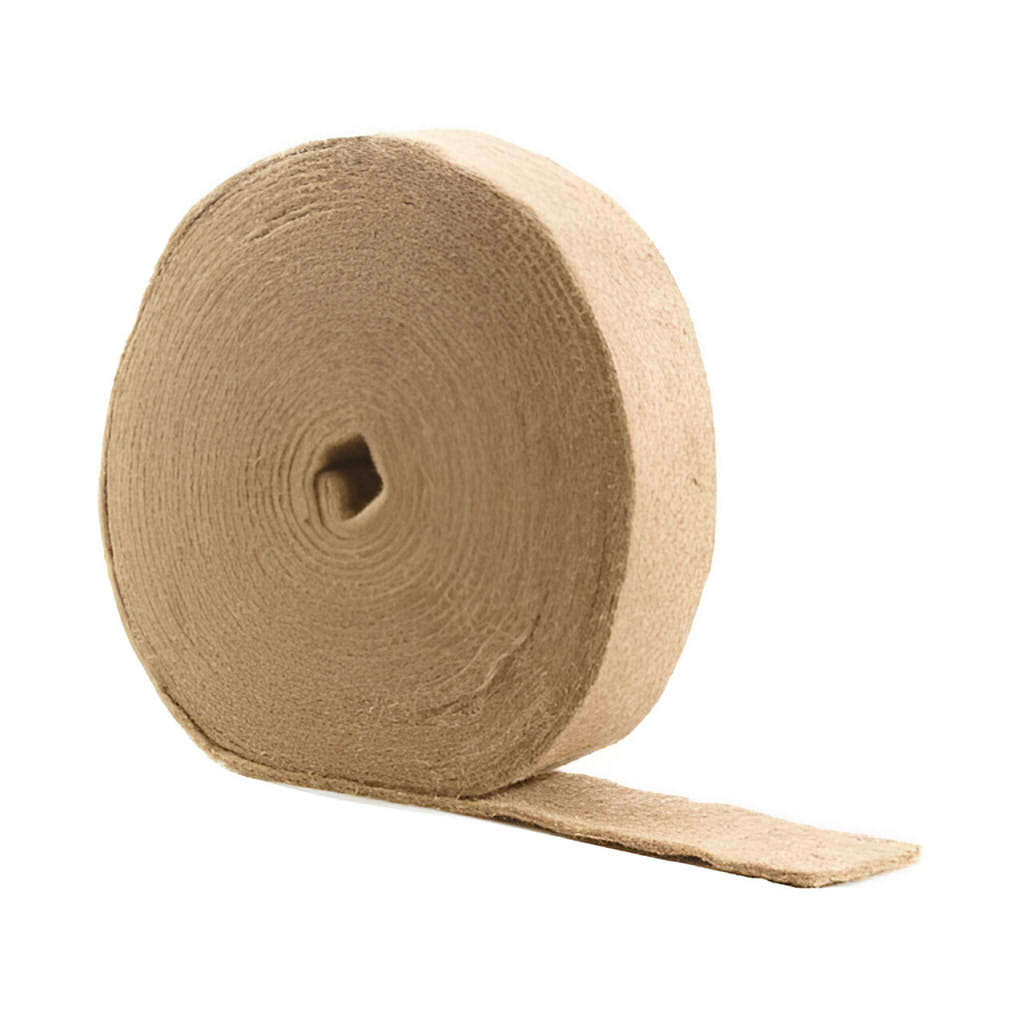 Пакля Лен-джут строительная, для стен и полов, толщина 4-6 мм, 0.2х20 м, в рулоне