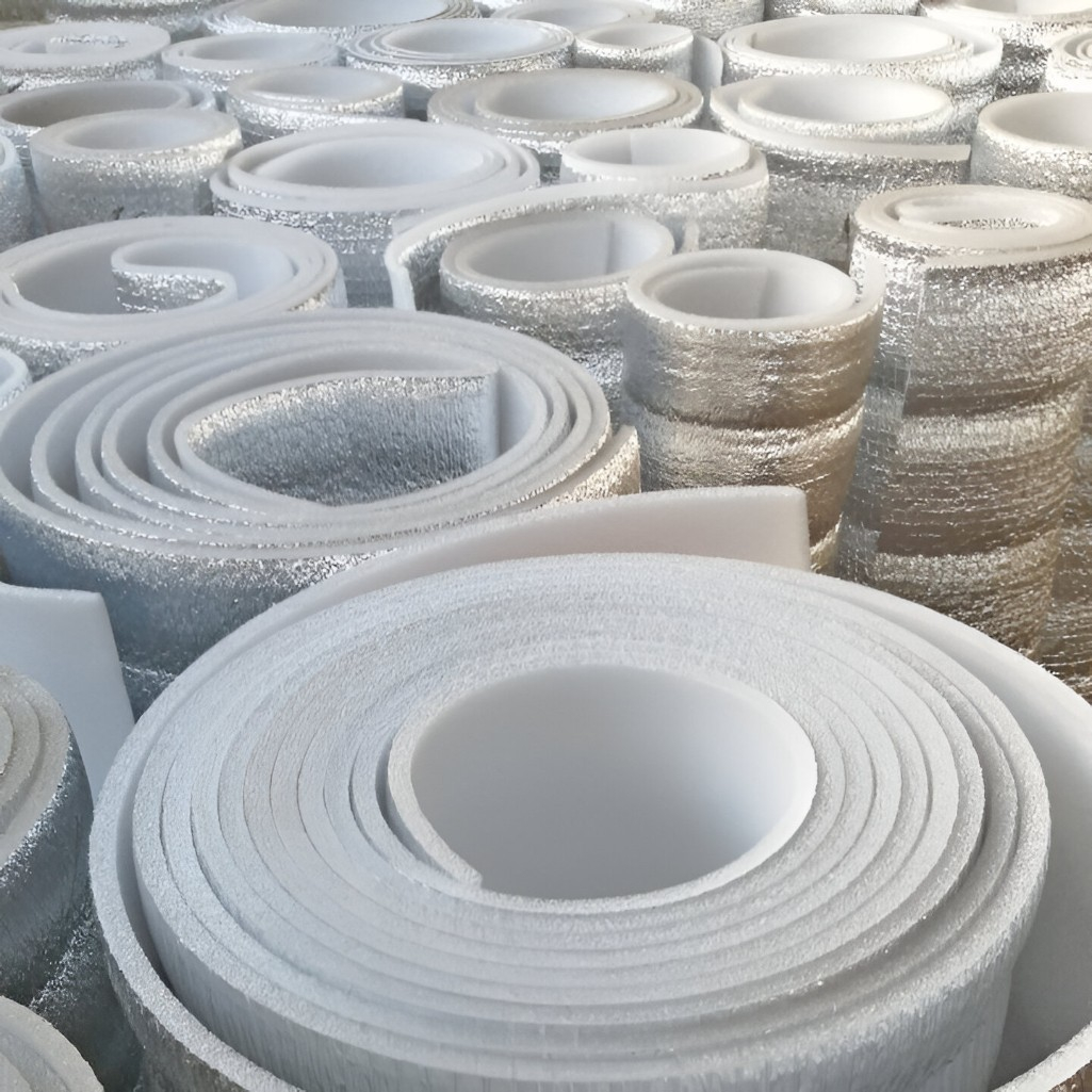 Утеплитель Тепофол А фольга, вспененный полиэтилен 5 мм, ширина 1050 мм, на отрез от 1 п.м