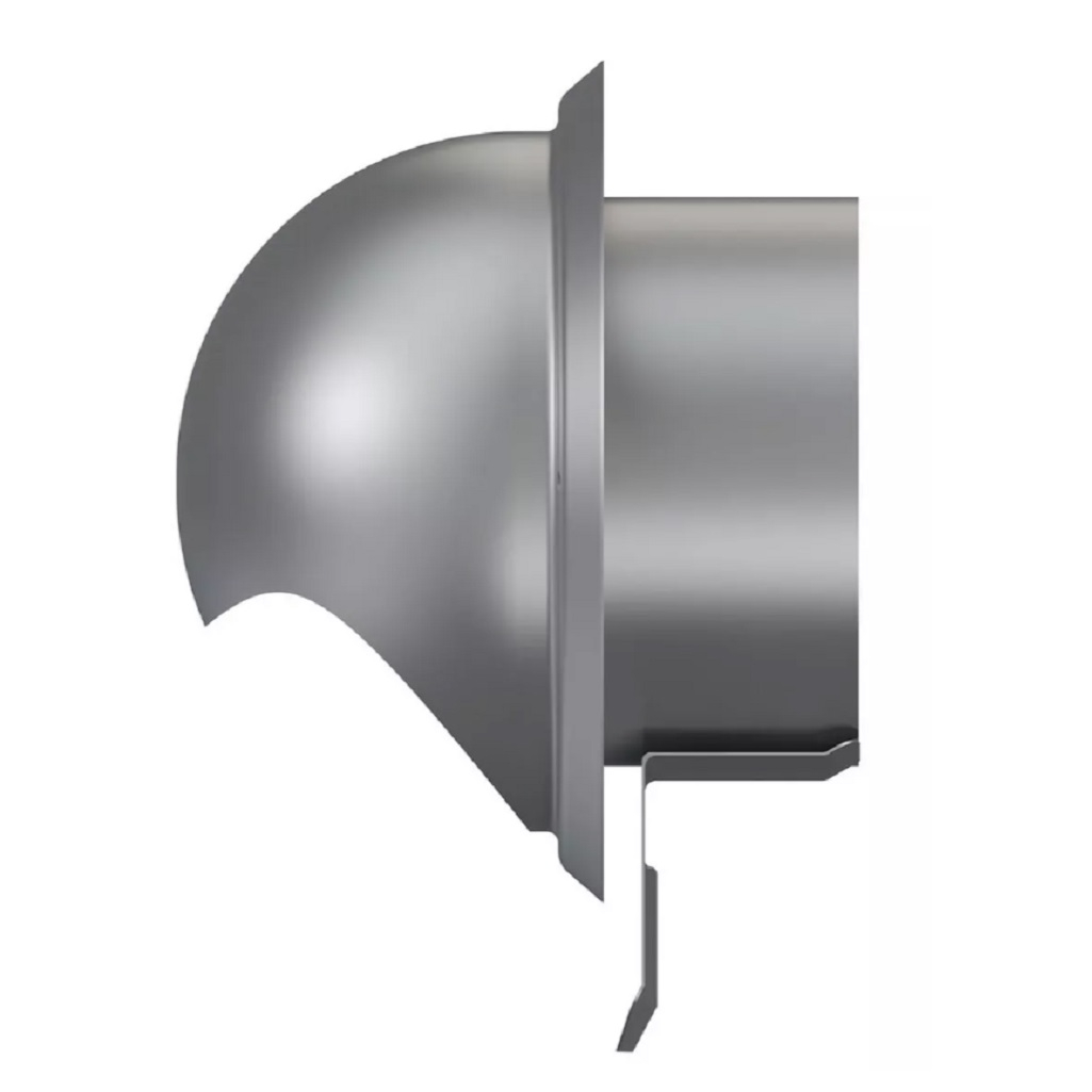 Выход стенной с сеткой Era 10ВМ, наружный d 100 мм, нержавеющая сталь