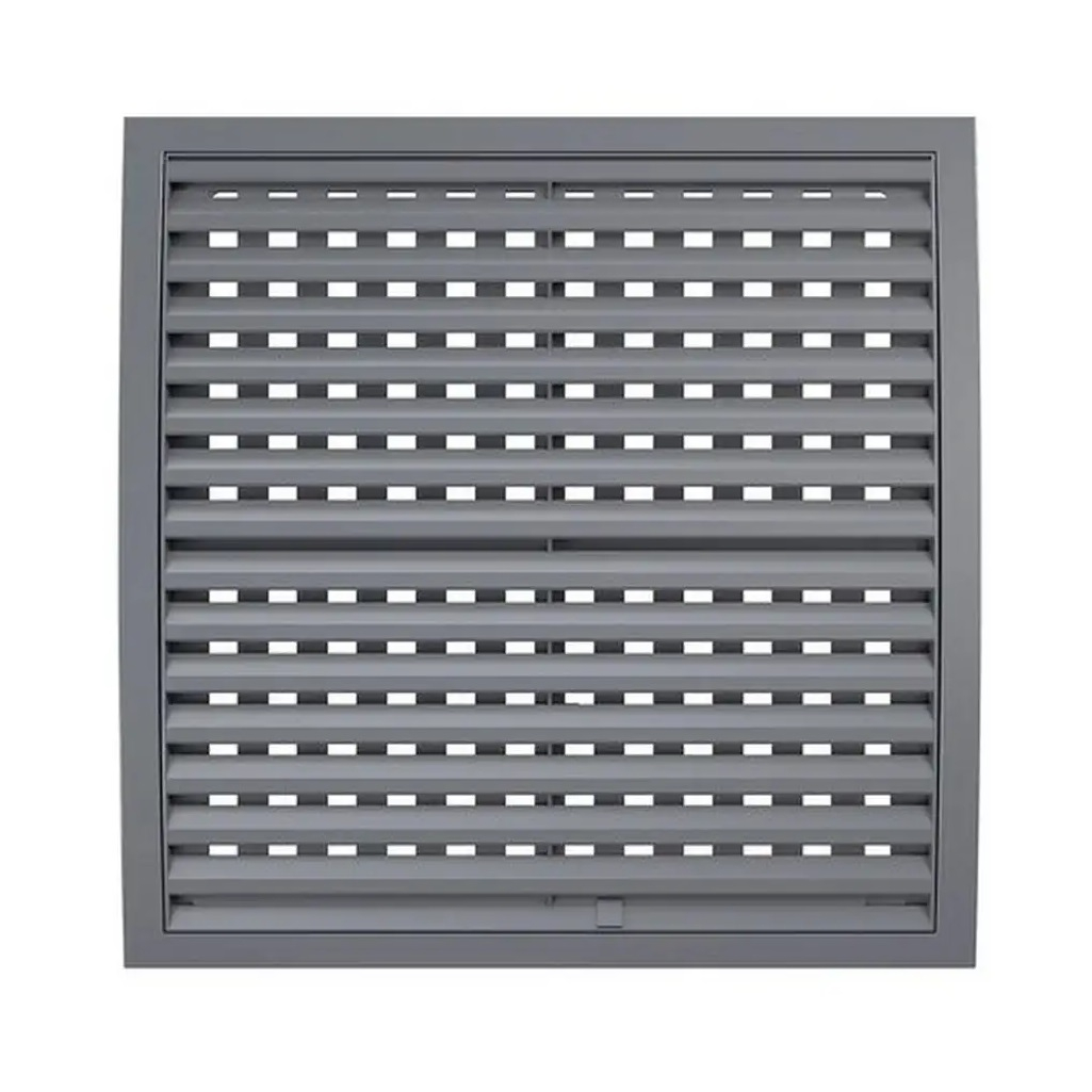 Вентиляционная решетка Era 3535РРН, регулируемая разъемная, 350х350 мм, пластик, серая