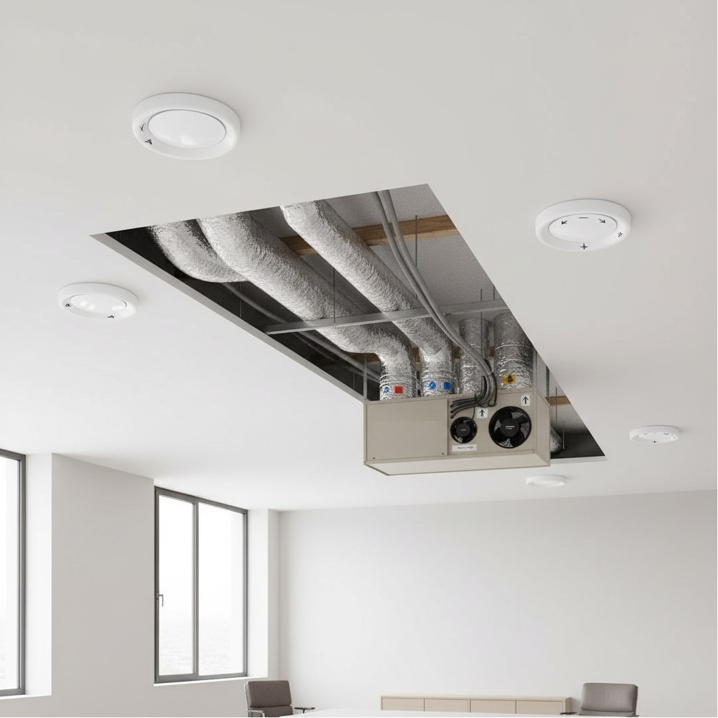 Анемостат приточно-вытяжной Era 15АПВП, с фланцем, регулируемый, диаметр воздуховода 150 мм, пластик, цвет белый