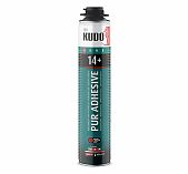 Клей-пена монтажная Kudo Pur Adhesive Proff 14+ 54413, для теплоизоляции, всесезонная, 1000 мл 
