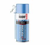 Пена монтажная Kudo 15+ Pure Foam полиуретановая, бытовая, всесезонная, 520 мл
