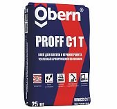 Клей плиточный усиленный PROFF C1 Т Obern 25кг