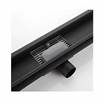 Трап душевой Gappo G88007-56, 70х800 мм чёрный