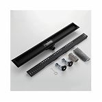 Трап душевой Gappo G88007-56, 70х800 мм чёрный