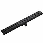 Трап душевой Gappo G88007-56, 70х800 мм чёрный