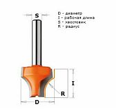 Фреза мебельный переплет 30мм В S8 D22х19 R10 955.307.11F