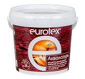 Защитно-декоративное покрытие для древесины Eurotex Аквалазурь Канадский орех 0,9 кг