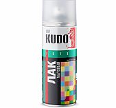 Лак аэрозоль Kudo KU-9004 акриловый, для внутренних и наружных работ,  матовый, бесцветный, 520 мл