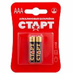 Батарейка Старт LR03-BL2 тип ААА, 2 штуки в блистере