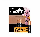 Батарейка Duracell Basic LR03 AAA BL2 Alkaline 1.5V