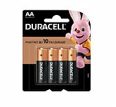 Батарейка Duracell Basic LR6 AA BL4 Alkaline 1.5V