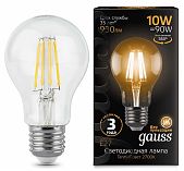 Лампа Gauss LED Filament A60 E27 10W 2700К