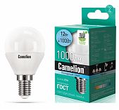 Лампа светодиодная шар Camelion LED12-G45/845/E14 12Вт 4500К