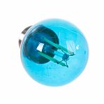 Лампа светодиодная Uniel LED-G45-5W/BLUE/E27 шар, 5 Вт, E27, синий свет
