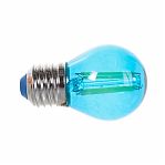 Лампа светодиодная Uniel LED-G45-5W/BLUE/E27 шар, 5 Вт, E27, синий свет