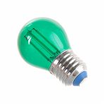 Лампа светодиодная Uniel LED-G45-5W/GREEN/E27 шар, 5 Вт, E27, зеленый свет