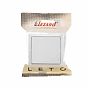 Выключатель Lezard Leto одноклавишный, накладной, белый 752-0200-100