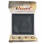 Выключатель Lezard Leto 752-3400-100, накладной монтаж, графит