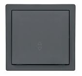 Выключатель проходной Lezard Leto 752-3400-105, пластиковый, накладной монтаж, графит