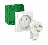 Силовой комплект Schneider Electric BLANCA 32А 250В белый BLNSK013231