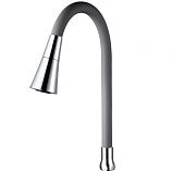 Излив для смесителя Frap W17 гибкий, 55 см, серый