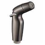 Лейка для душа Gappo G37-9, гигиеническая, матовая, круг, оружейная сталь
