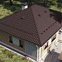 Металлочерепица Металл-Профиль 1180х2600 мм для кровли,  коричневая